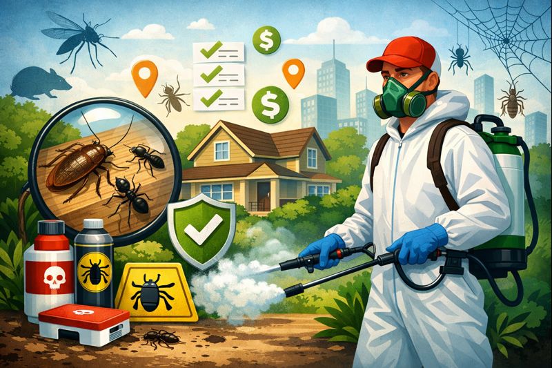اختيار شركة مكافحة الحشرات