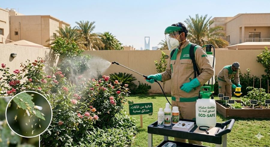 حماية النباتات من الحشرات في الرياض